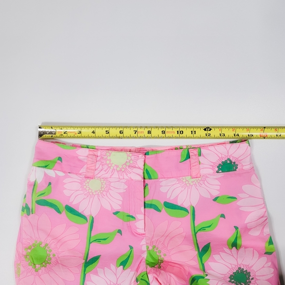 Lilly Pulitzer Pink Floral Capris - Picture 11 of 13